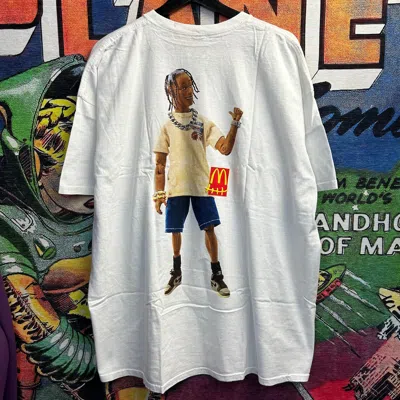 Pre-owned Travis Scott Cactus Jack X Mcdonald's  Action Figur In White