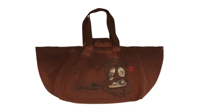 Pre-owned Travis Scott Cactus Jack X Takashi Murakami Melted Utopia Dream Jumbo Tote In Brown