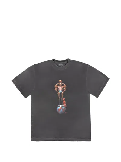 Travis Scott Circus Maximus Graphic-print T-shirt In Gray