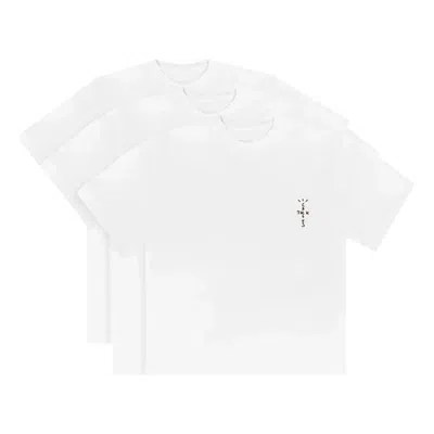 Travis Scott Cj T-shirt (3 Pack) 'white'