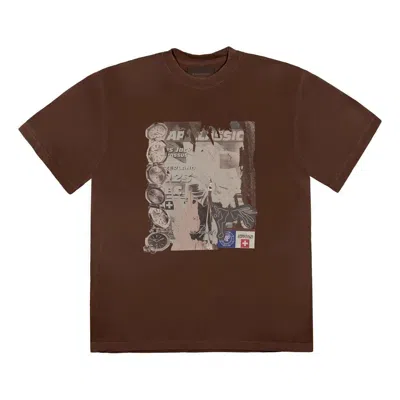 Travis Scott Cj X Audemars Piguet Classic T-shirt 'red' In Brown
