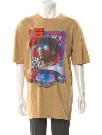 Pre-owned Travis Scott Graphic Print Crew Neck T-shirt In Multi