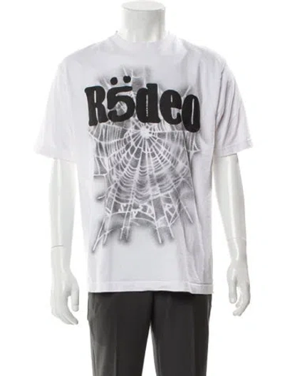 Pre-owned Travis Scott Graphic Print Crew Neck T-shirt In White