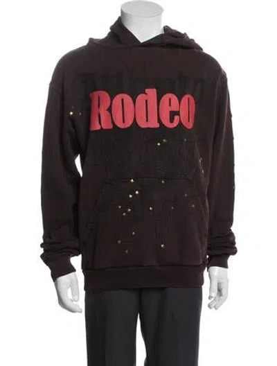 Pre-owned Travis Scott Graphic Print Jacket In Brown
