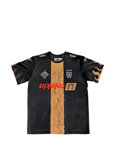 Travis Scott Graphic-print T-shirt In Black