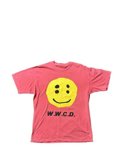 Travis Scott Graphic-print T-shirt In Pink