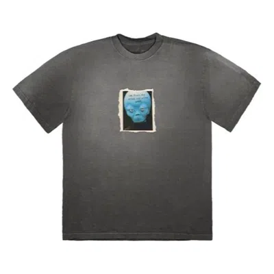 Travis Scott Highest In The Room Alien T-shirt 'black' In Gray