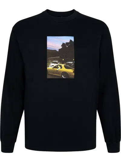 Travis Scott Jackboys Photo Long-sleeve T-shirt In Schwarz