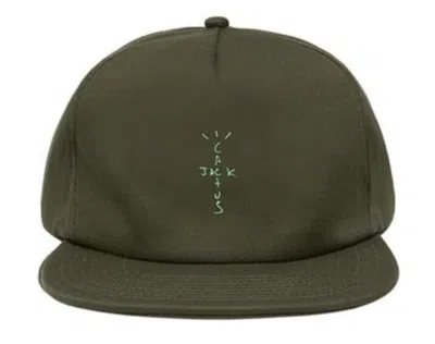 Pre-owned Travis Scott Jordan Cactus Jack Highest Hat In Olive