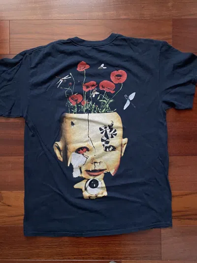 Pre-owned Travis Scott Live In Concert Usa 2017 Tour Shirt In Black