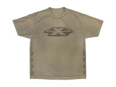 Pre-owned Travis Scott Men's  4x4 Tee Shirt In Brown