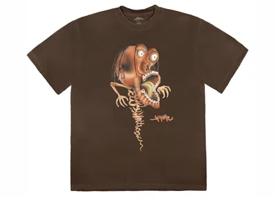 Pre-owned Travis Scott Men's  Annihilator Tee Shirt In Brown
