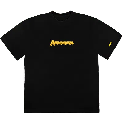 Pre-owned Travis Scott Men's  Astro Portrait T-shirt In Black