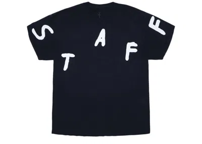 Pre-owned Travis Scott Men's  Astrofest Staff 2019 Tee Shirt In Black
