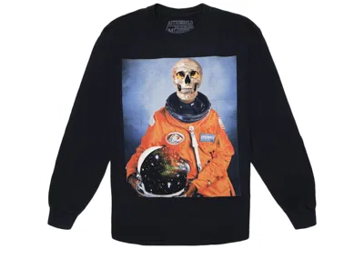Pre-owned Travis Scott Men's  Astronaut Long Sleeve Tee Shirt In Black