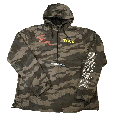 Pre-owned Travis Scott Men's  Astroworld Anorak In Jacket Camo