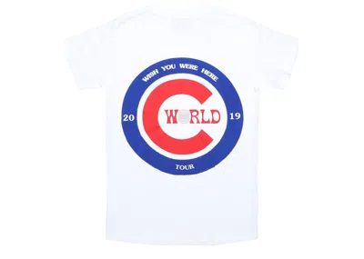 Pre-owned Travis Scott Men's  Astroworld Chicago Exclusive T-shirt In White