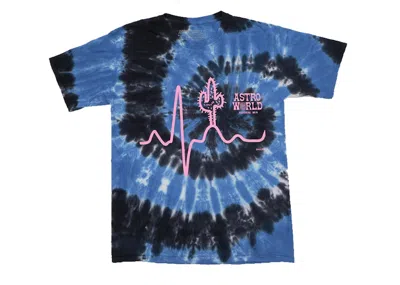 Pre-owned Travis Scott Men's  Astroworld Dallas Festival Exclusive T-shirt In Tie Dye