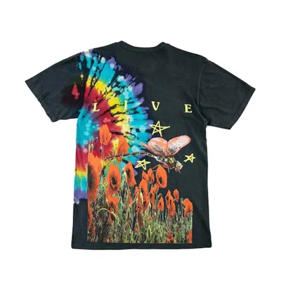 Pre-owned Travis Scott Men's  Astroworld Europe Exclusive Tie Dye T-shirt In Black