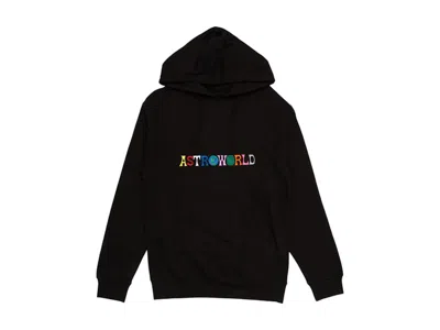 Pre-owned Travis Scott Men's  Astroworld Logo Hoodie In Black