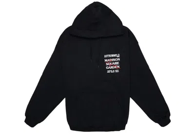 Pre-owned Travis Scott Men's  Astroworld Msg Rotten Apple Hoodie In Black