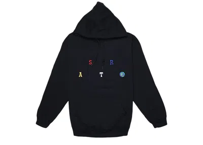 Pre-owned Travis Scott Men's  Astroworld Scattered Hoodie In Black