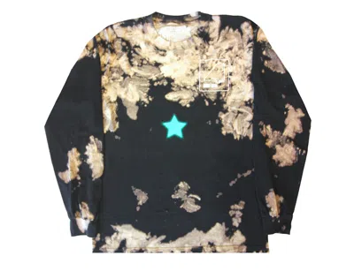 Pre-owned Travis Scott Men's  Astroworld Shattered Face Long Sleeve Tee Shirt In Tie Dye