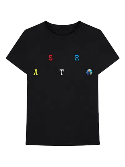 Pre-owned Travis Scott Men's  Astroworld Tee Shirt In Black