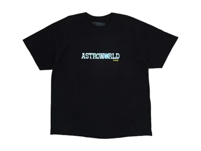 Pre-owned Travis Scott Men's  Astroworld Tour Tee Shirt In Black