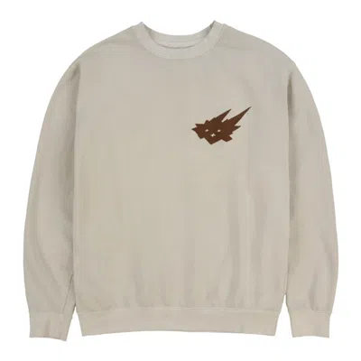 Pre-owned Travis Scott Men's  Cacti Mono Heritage Crewneck Sweatshirt In Grey