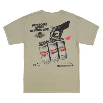 Pre-owned Travis Scott Men's  Cacti Spike Tee Shirt In Olive In Green