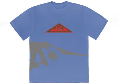 Pre-owned Travis Scott Men's  Cactus Jack Dune Tee Shirt In Light Blue