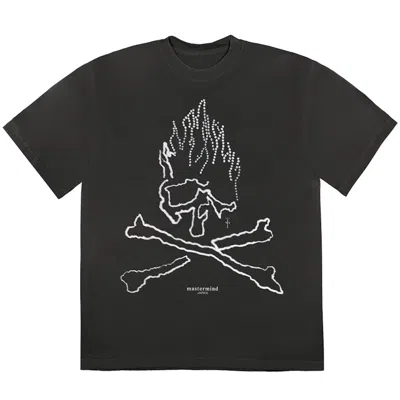 Pre-owned Travis Scott Men's  Cactus Jack For Mastermind Skull T-shirt In Black