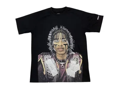 Pre-owned Travis Scott Men's  Cactus Jack Tee Shirtzo Touchdown Tee Shirt In Black