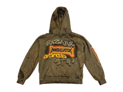 Pre-owned Travis Scott Men's  Cactus Jack X Cpfm Bazaar Hoodie In Tan In Brown