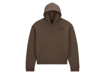 Pre-owned Travis Scott Men's  Cactus Jack X Jordan Mj Ts Po Hoodie In Palomino