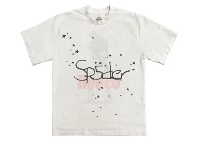 Pre-owned Travis Scott Men's  Cactus Jack X Sp5der Days Before Rodeo Ii Tee Shirt In White