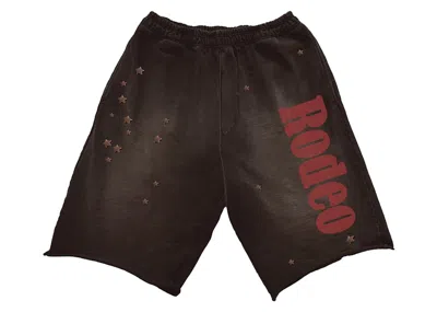Pre-owned Travis Scott Men's  Cactus Jack X Sp5der Days Before Rodeo Shorts In Black