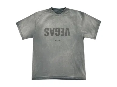 Pre-owned Travis Scott Men's  Cactus Vegas Tee Shirt In Grey