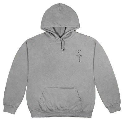 Pre-owned Travis Scott Men's  Cj Astro Hoodie In Washed Grey In Gray