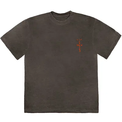 Pre-owned Travis Scott Men's  Cj Digital Girl T-shirt In Pepper Brown