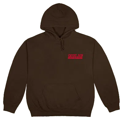 Pre-owned Travis Scott Men's  Cj Logo Hoodie In Brown