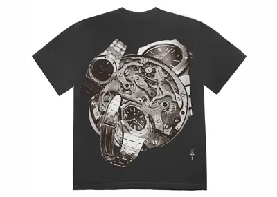 Pre-owned Travis Scott Men's  Cj X Audemars Piguet Collage Tee Shirt In Black