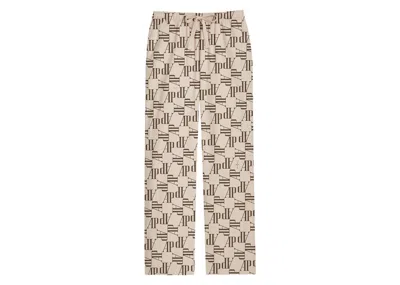 Pre-owned Travis Scott Men's  Cj X Audemars Piguet Logo Ii Silk Pajama Pants