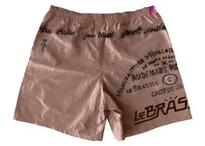 Pre-owned Travis Scott Men's  Cj X Audemars Piguet Shorts In Brown