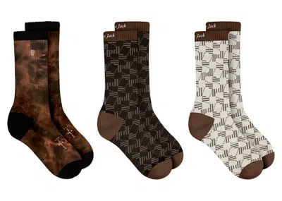 Pre-owned Travis Scott Men's  Cj X Audemars Piguet Socks (set Of 3)