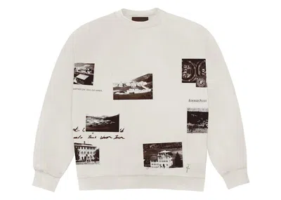 Pre-owned Travis Scott Men's  Cj X Audemars Piguet Vintage Crewneck Sweatshirt In White