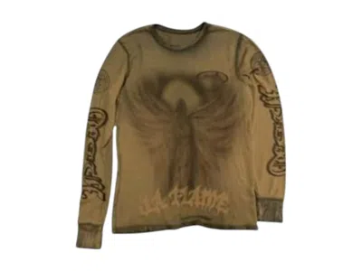 Pre-owned Travis Scott Men's  Coachella 2025 La Flame Thermal In Brown