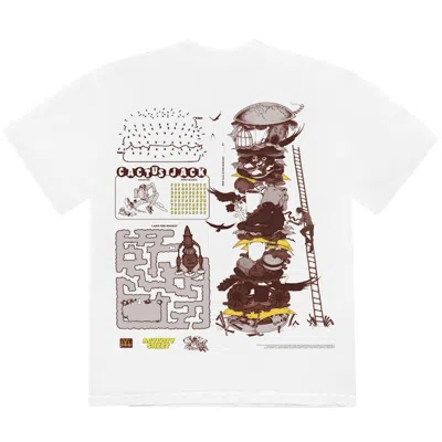 Pre-owned Travis Scott Men's  Connect The Dots T-shirt In White