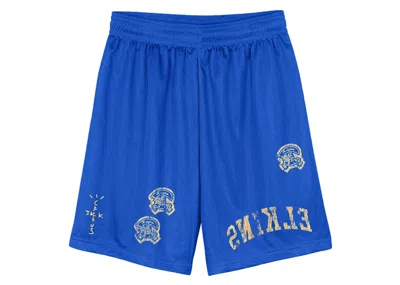 Pre-owned Travis Scott Men's  Elkins Hs Shorts In Blue